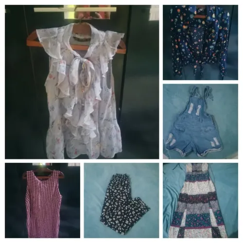 Lotes de roupas usadas e novas +uma bolsa Salvatore ferragamo