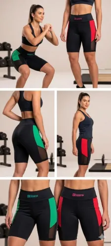 Shorts da marca endorfina novos com fita de silicone