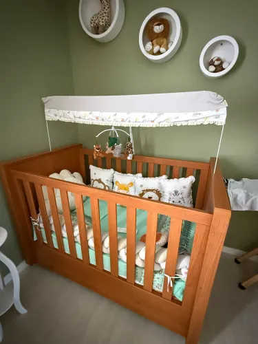 Berço cama 3 em 1.