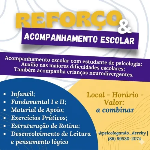 Reforço e Acompanhamento Escolar