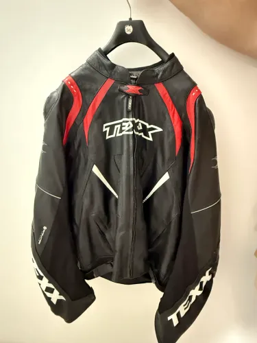 Jaqueta de couro com proteção TEXX 7g 6XL