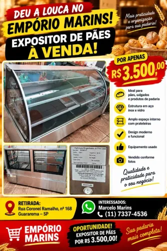 Expositor para Pães