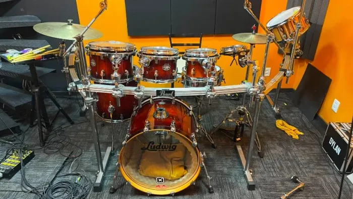 Bateria Acústica Ludwig Element 3 tons 1 surdo