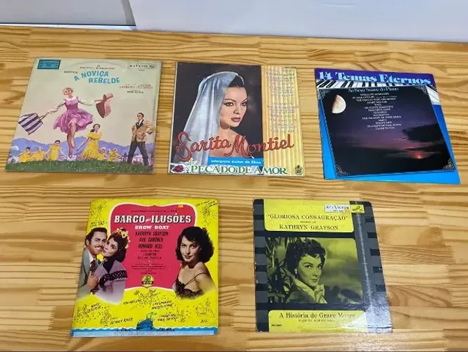 Lote Com 5 Discos. Emoções Do Cinema