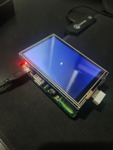 Tela raspberry pi 3.5