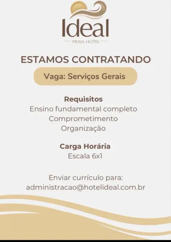 Hotel no Meireles contrata 