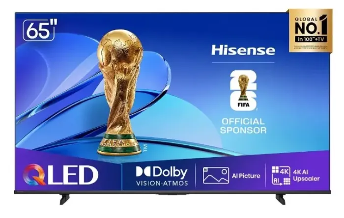 Hisense Q6 65 Polegadas Nova Lacrada, 1 Ano de Garantia, NF, Loja Física, Parcelamos