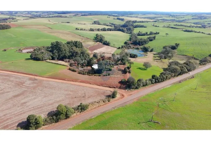 "Área de terra de plantação em Nonoai-RS com Pomar e Açudes "