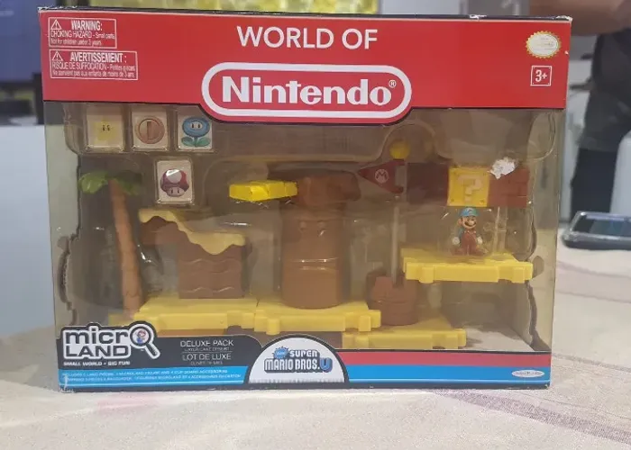 Brinquedo New Super Mario Bros U Microland Deluxe Pack