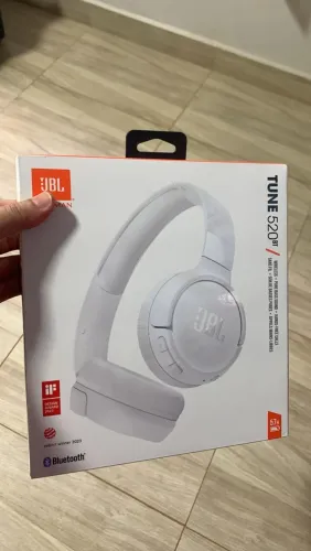 Fone de ouvido JBL branco Bluetooth - NOVO