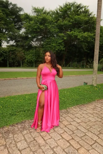Vestido Rosa - casamento/madrinha