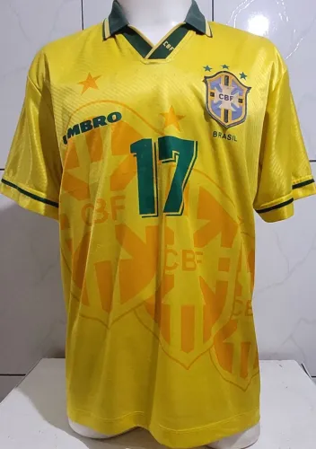 Camisa do Brasil 1994, original # 17 Mazinho, Tam: G Umbro.