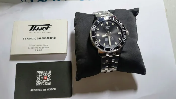 Relógio Tissot SEASTAR Powermatic 80 - 300 metros - Set completo - Novo. Sem uso