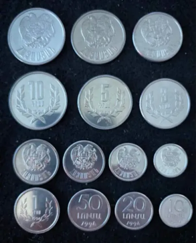 Set de moedas Armênia FC