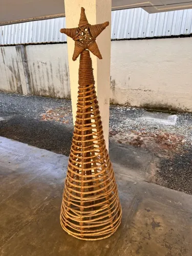 Árvore de Natal rústica