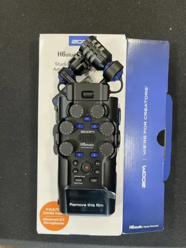 Gravador Zoom h6 studio 32 bits