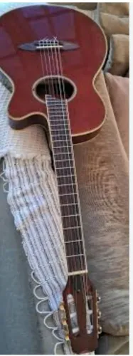 Vendo violão Tagima ventura eletroacústico nylon slim(fino) + capa +suporte pescoço + cabo