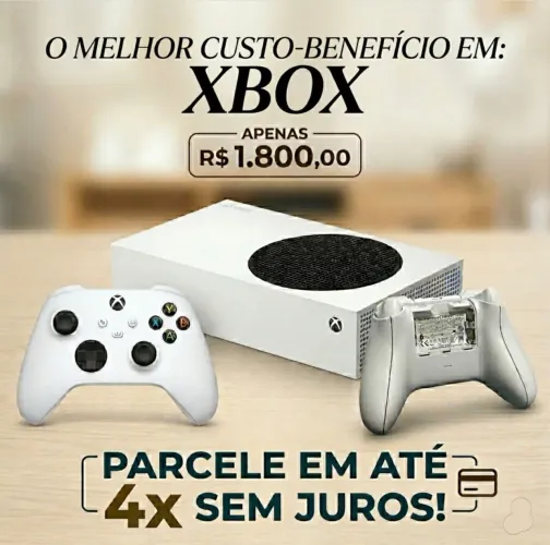 Xbox séries S seminovo 2 controles