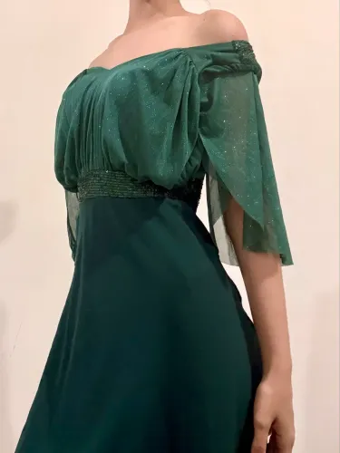 Vestido de festa verde