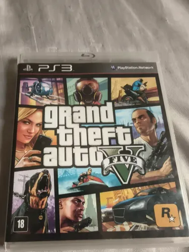 GTA V PS3 mídia física nunca usado em bom estado