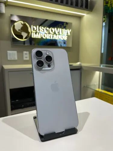 IPHONE 15 PRO MAX 256GB NATURAL SEMINOVO COM GARANTIA