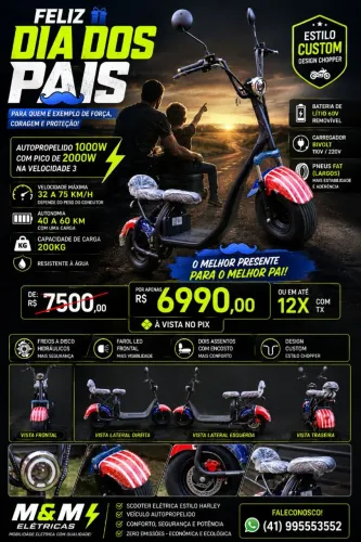 X13 ESTILO HARLEY AUTOPROPELIDO