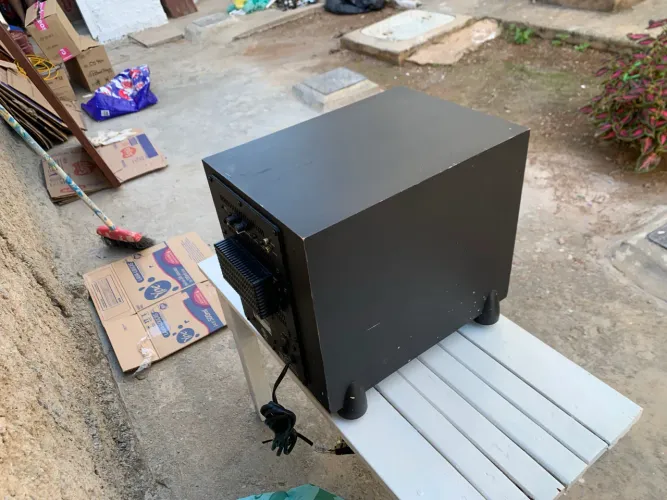 Subwoofer Denon ativo ? Usado, funcionando 100%