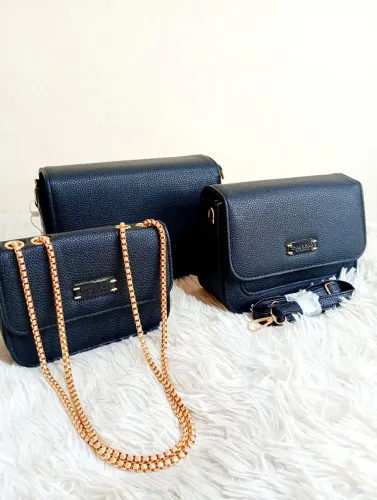 Kit 03 Bolsas Femininas Novas 03 Versões de Look