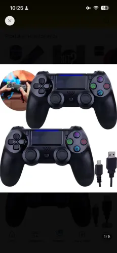 Kit 2 Controle Para Tv Samsung Cu7700 Bu Cu8000 Au7700 Game