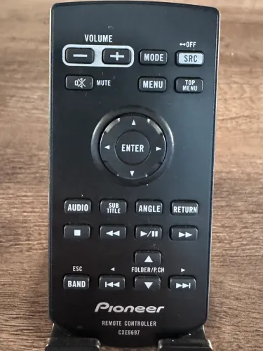 Controle pioneer para cd rádio toca fita linha automotivo 