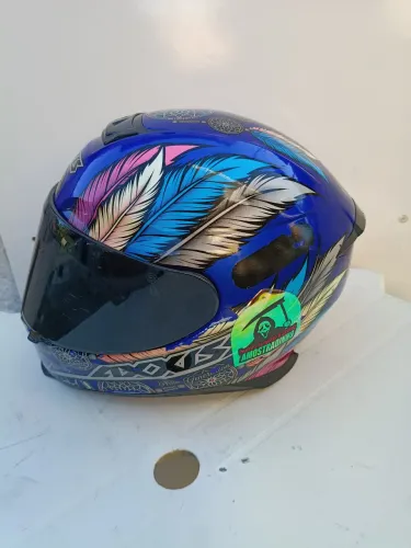 Capacete Axxis azul N58 M