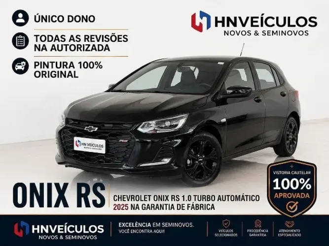 Chevrolet Onix RS 1.0 TB 12V Flex Aut. 4P 2025