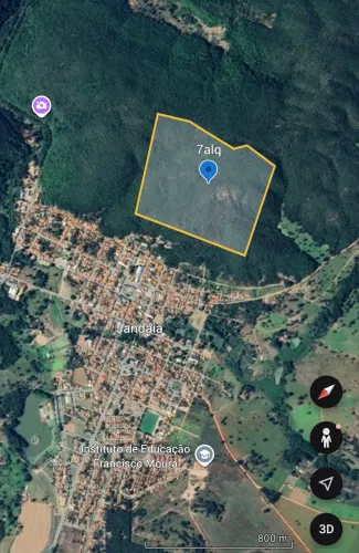7 Alqueires para Reserva Ambiental / Compensação - Jandaia-GO