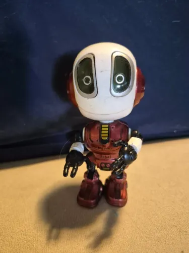 Mini robô interativo de liga metálica Talking Robot ou Alloy Robot (nao testado)