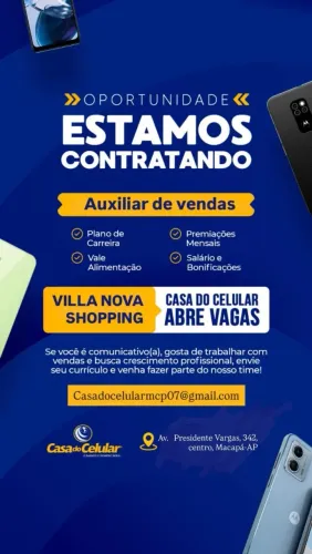 Auxiliar de venda