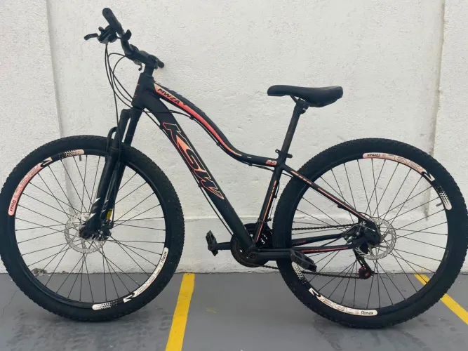 Bicicleta Feminina Aro 29 Ksw Mwza 24v Freio a Disco Garfo Com Suspensão Mtb 29 Alumínio 