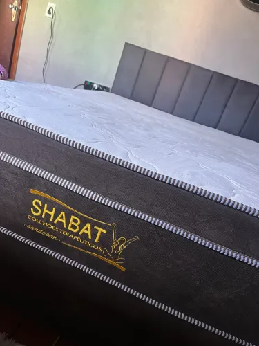 ? Cama Box Casal Massageadora Shabat - Colchão Terapêutico + Controle + Cobreleito