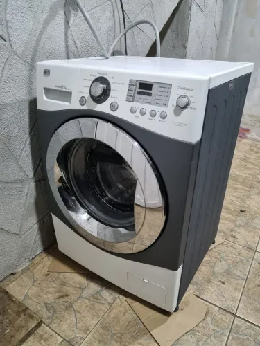 Máquina de lavar Lg 8.5kg lavadora funcionando