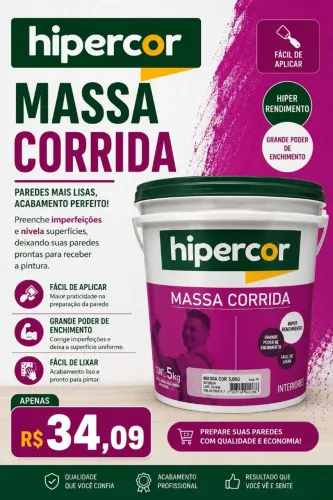 Massa corrida 5kg 