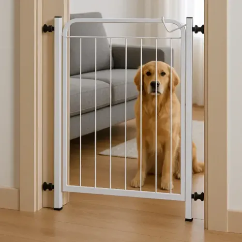 Portão Pet Grade Para Cachorro 68cm A 72cm Cercado de Proteção Promoção