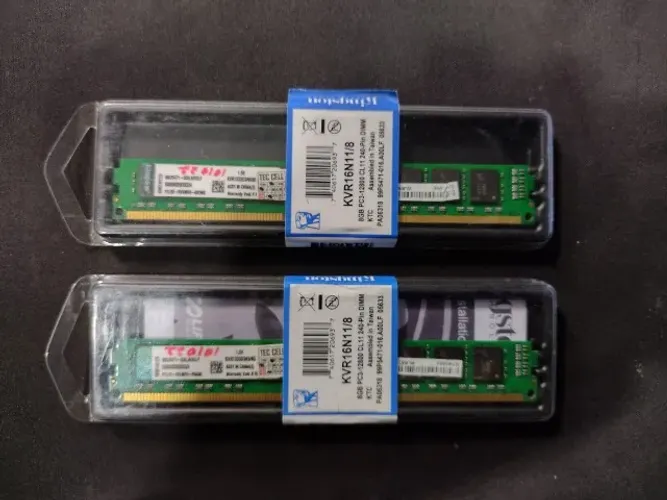 Kit 16gb ddr3 - 2 Memórias Kingston 8gb originais