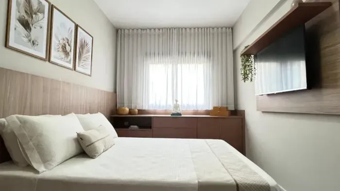 Apartamento para aluguel tem 88 metros quadrados com 2 quartos em Centro - Bertioga - São