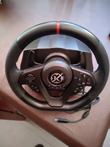 Volante Gamer Kalkan ProRancing G300 Com Pedais (Produto Novo Na Caixa)