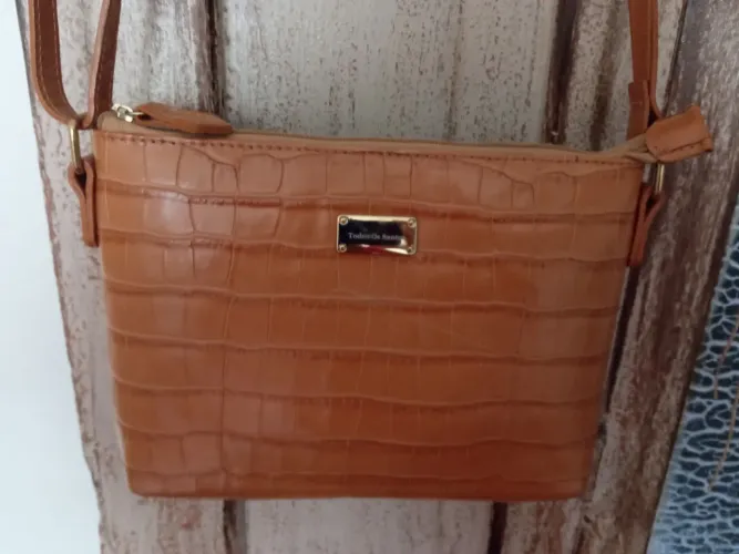 Bolsa de Couro Caramelo