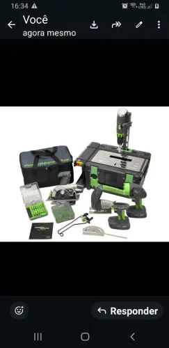 Vendo maleta de profissional completa bivolt 