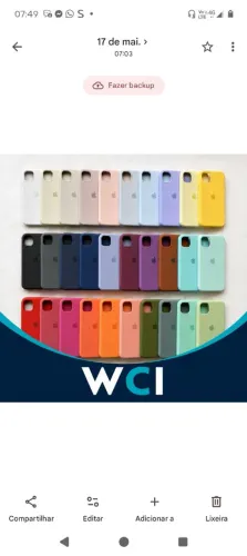 Estoque de acessórios para celular