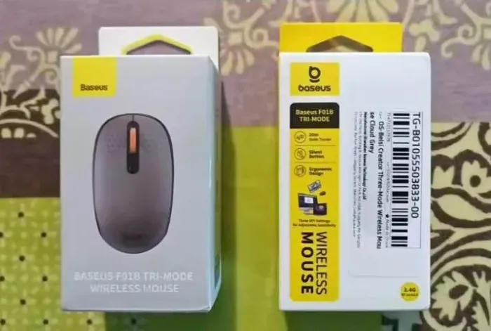 Promoção - Mouse Baseus F01B Tri-Mode - Conecte do seu jeito!