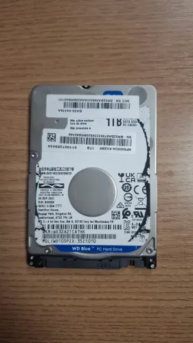 HD 1TB WD Blue Notebook