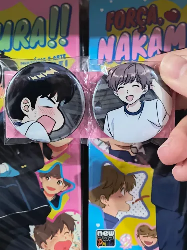 Dupla de Bottons de Força Nakamura! Hirose e Nakamura, Metadinhas, Yaoi, Boys Love