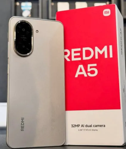 Redmi A5 - 128Gb/4ram Douradooo - Tooooop + Entrega Grátis+ parcelamos nos cartões